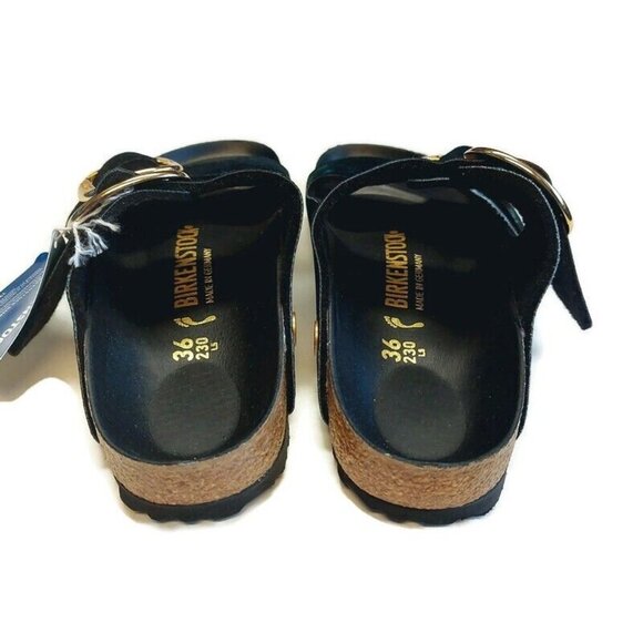 Birkenstock Arizona Big Buckle Rivet Logo Womens Size 5 Sandals Green EU 36 - Picture 7 of 10